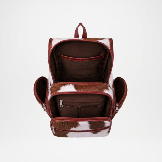 Cowhide Leather Backpack for Women – Panda Design Fashion Bag