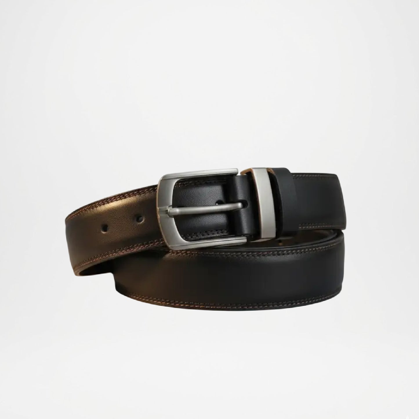 Bellford Classic Black Genuine Leather Belt