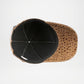 Chicago Mesh-Pattern Genuine Leather Cap for Men