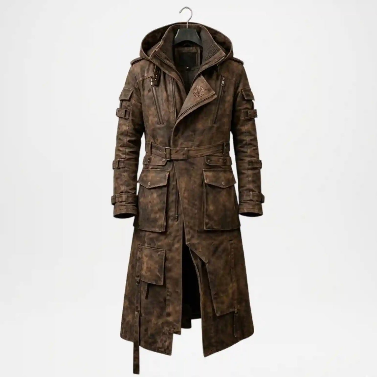 Mens Leather Trench Coats