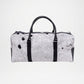 Cowhide Duffle Bag Leather Travel Weekender Bag
