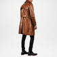mens long leather coat