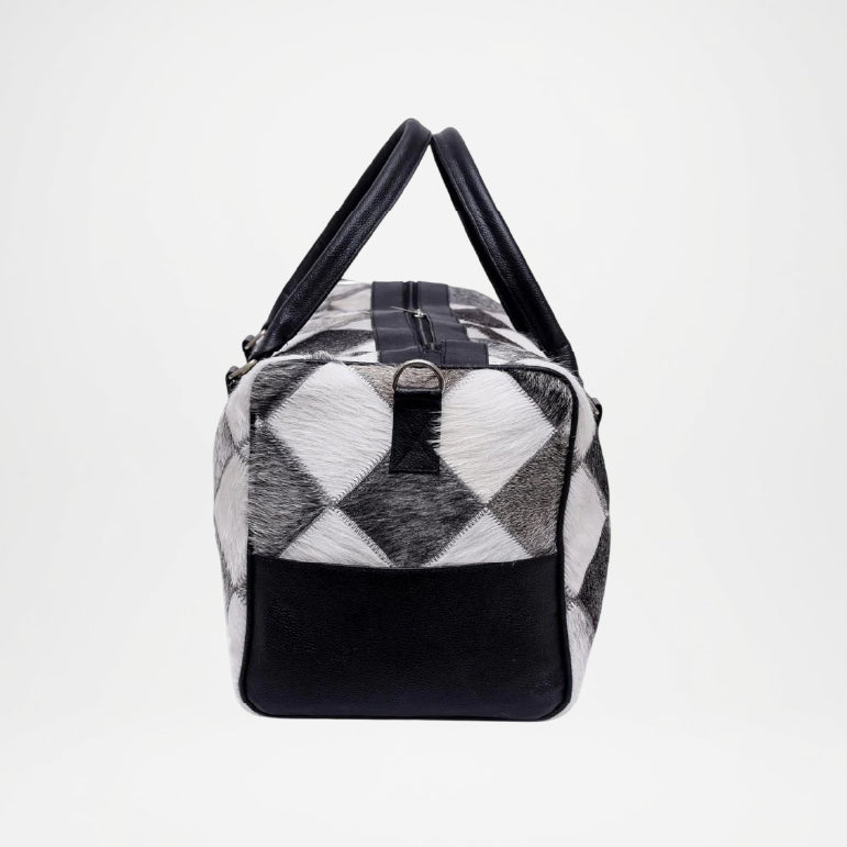 cow leather duffle bag
