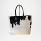 Cowhide Leather Tote Bag – Noir Handcrafted Designer Tote Bag