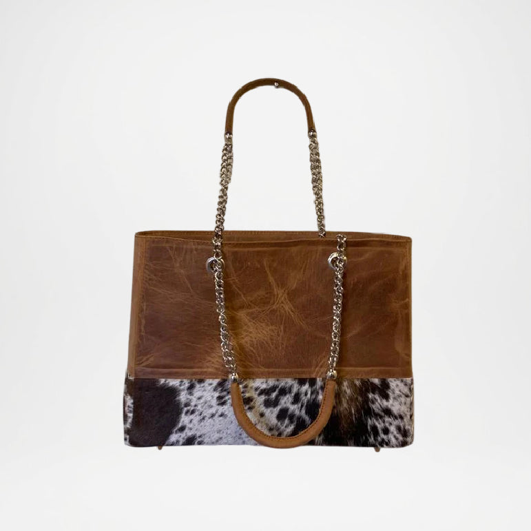 Brown Leather Tote Bag – Fauve Handcrafted Premium Designer Tote
