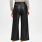 Bess Women’s Black Leather Crop Pants – Modern Slim Fit Pants