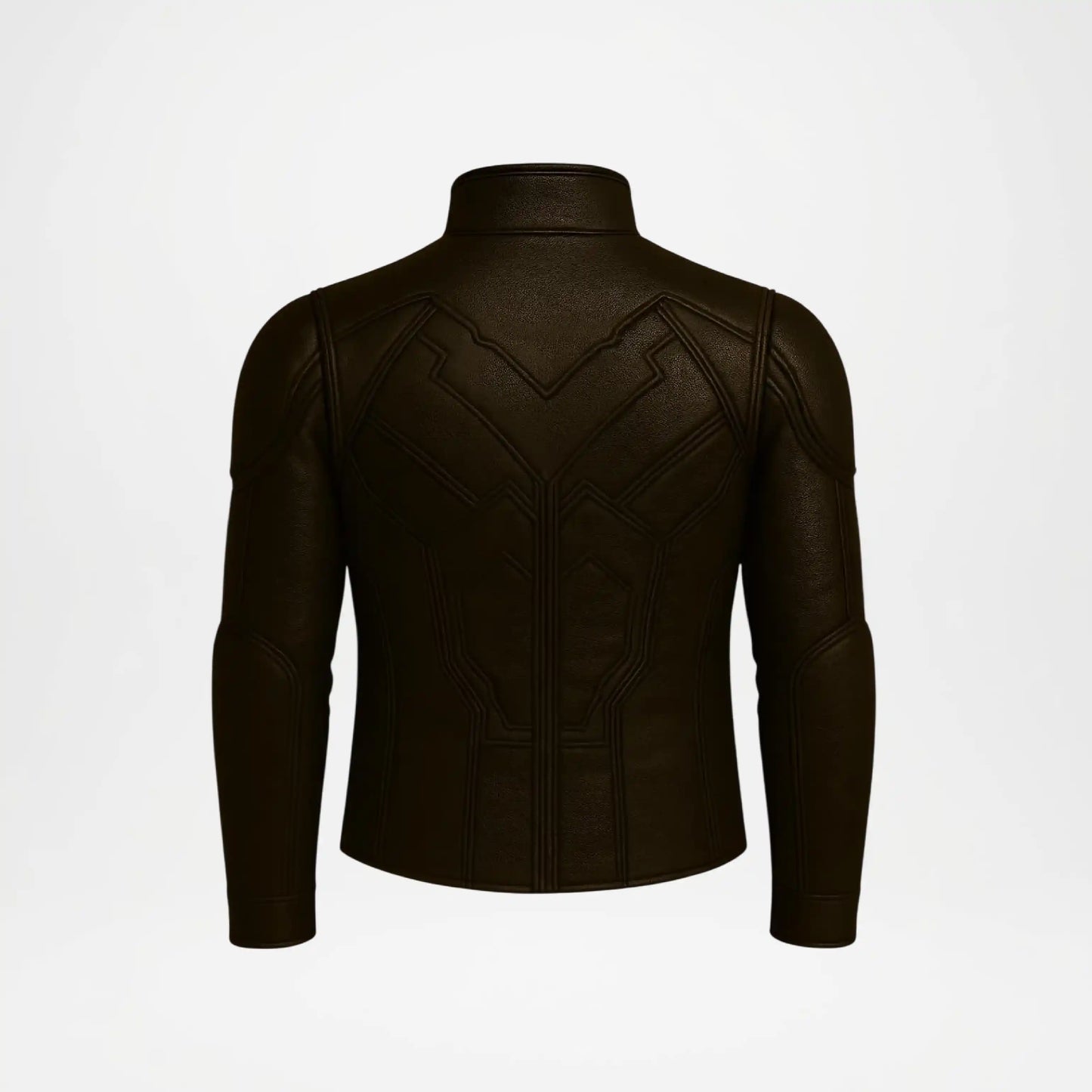 Batman Leather Jacket Black Tactical Armor