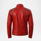 Michael Jackson Beat It Red Leather Jacket