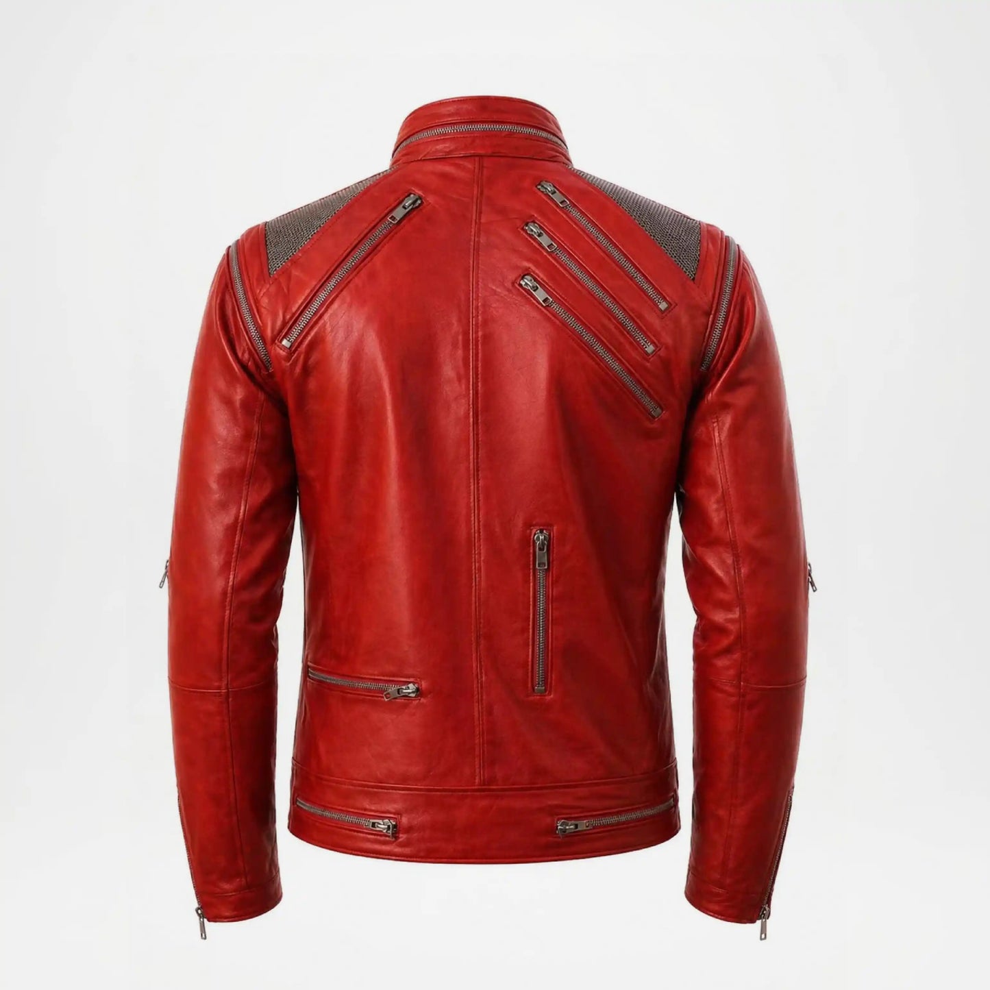 Michael Jackson Beat It Red Leather Jacket