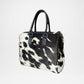 Handmade Leather Women's Tote Bag – Cowhide Hair-On Hide Purse