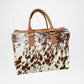 Genuine Leather Tote Bag for Women – Handmade Cowhide Purse