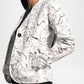 White marble-patterned jacket