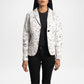 Donna Blake Women’s White Leather Blazer