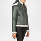 Shearling Leather Jacket Women
