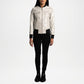 Silver Bomber Jacket for Women