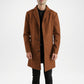 Brown Wool Coat for Men