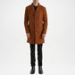 Brown Wool Coat for Men