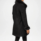 black shearling coat with fur
