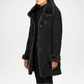black fur coat women outfit

