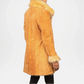 cream shearling coat womens
