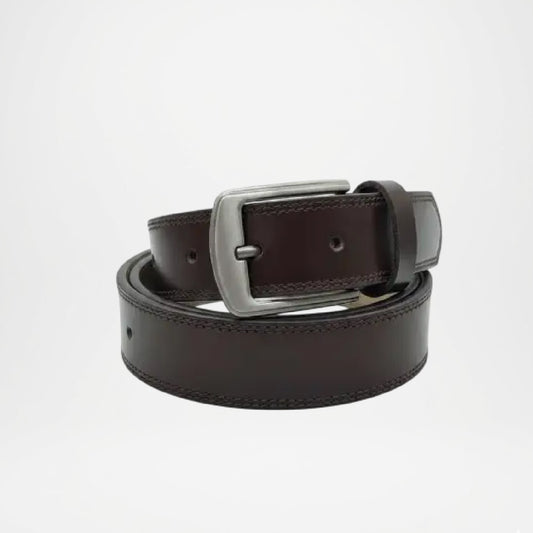 Bellford Premium Dark Brown Genuine Leather Belt