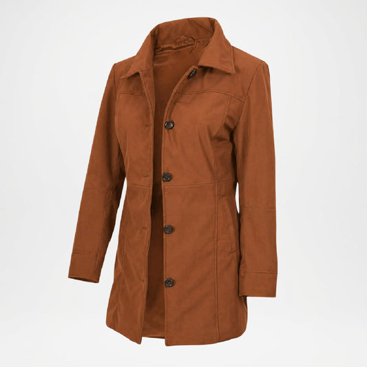brown suede coat for men
