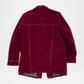 Red Vintage Velvet Jacket for Women