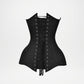 Black corset with lace-up