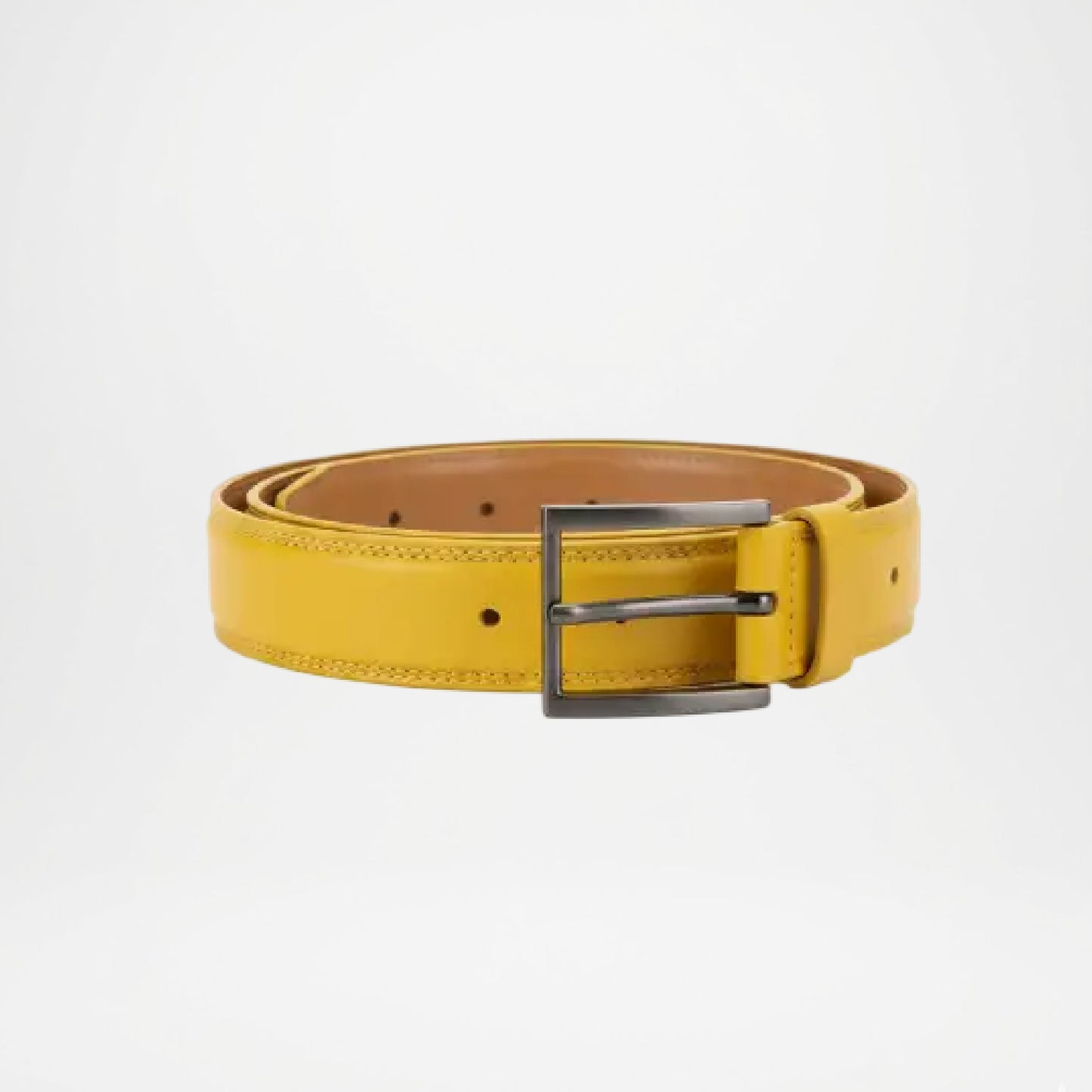 Bellford Premium Mustard Yellow Genuine Leather Belt