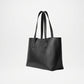 Bianca Black Leather Tote Bag Pouch