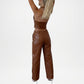 Aventura Women’s Brown Leather Vest – Classic Everyday Layering Piece