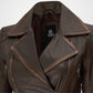 belted moto leather jacket closer
