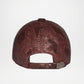 Genuine Leather Baseball Cap for Men