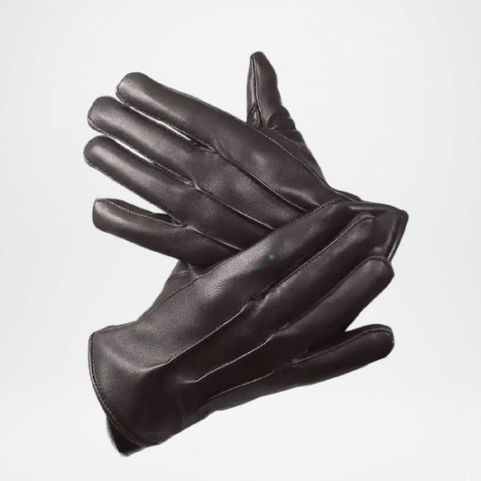 Leather Gloves For Men – Premium Lined Driving Gloves