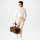 Dale Brown Distressed Leather Duffle Bag