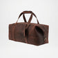Dale Brown Distressed Leather Duffle Bag
