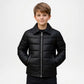 Kids Puffer Jacket | Black Quilted Winter Jacket