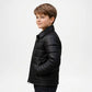 Kids Puffer Jacket | Black Quilted Winter Jacket