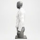 White Armor Leather Jacket for Men | Biker Slim Fit Coat