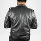 black moto biker jacket