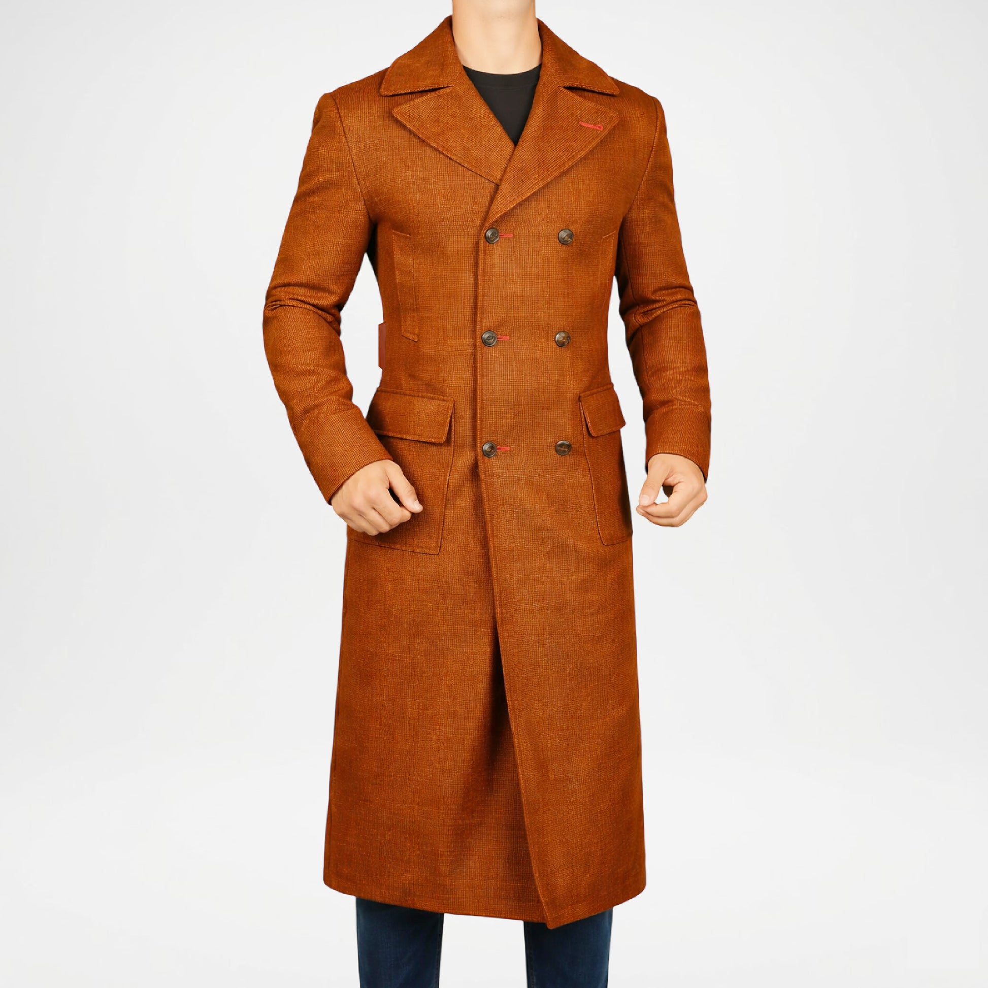 Brown Wool Coat 