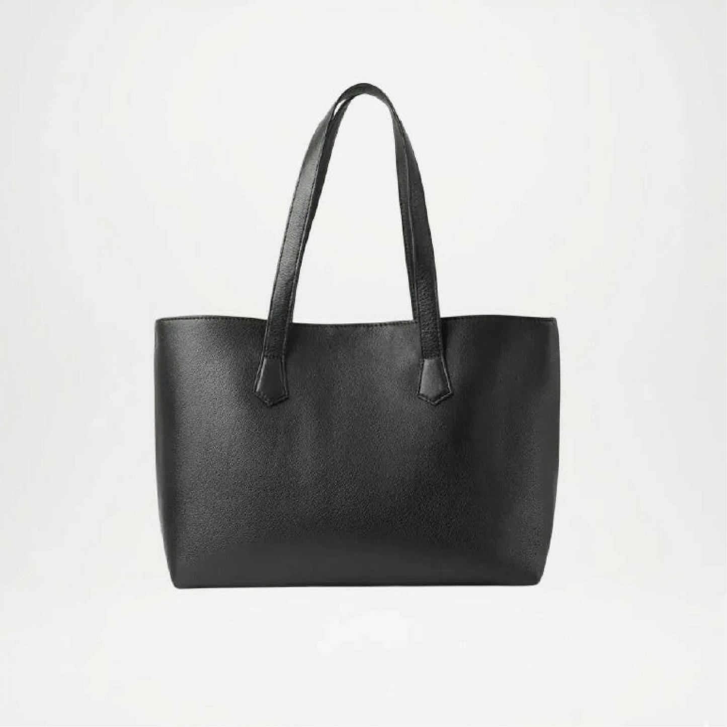 Black Leather Tote Bag Bianca women 
