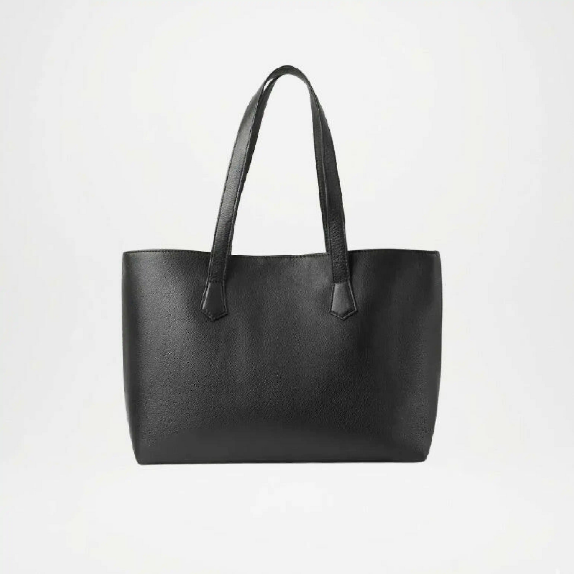 Black Leather Tote Bag Bianca women 