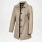 beige leather coat women lambskin style