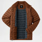 Brown Insulated Puffer Jacket for Women