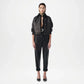 Black Leather Jogger Pants Women
