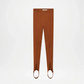 brown leather pants women skinny women
