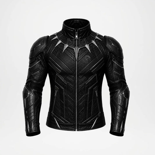 Black Panther Leather Jacket for Men