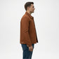 Brown Utility Trucker Jacket for Men