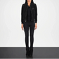 Women’s Black Suede Bomber Jacket